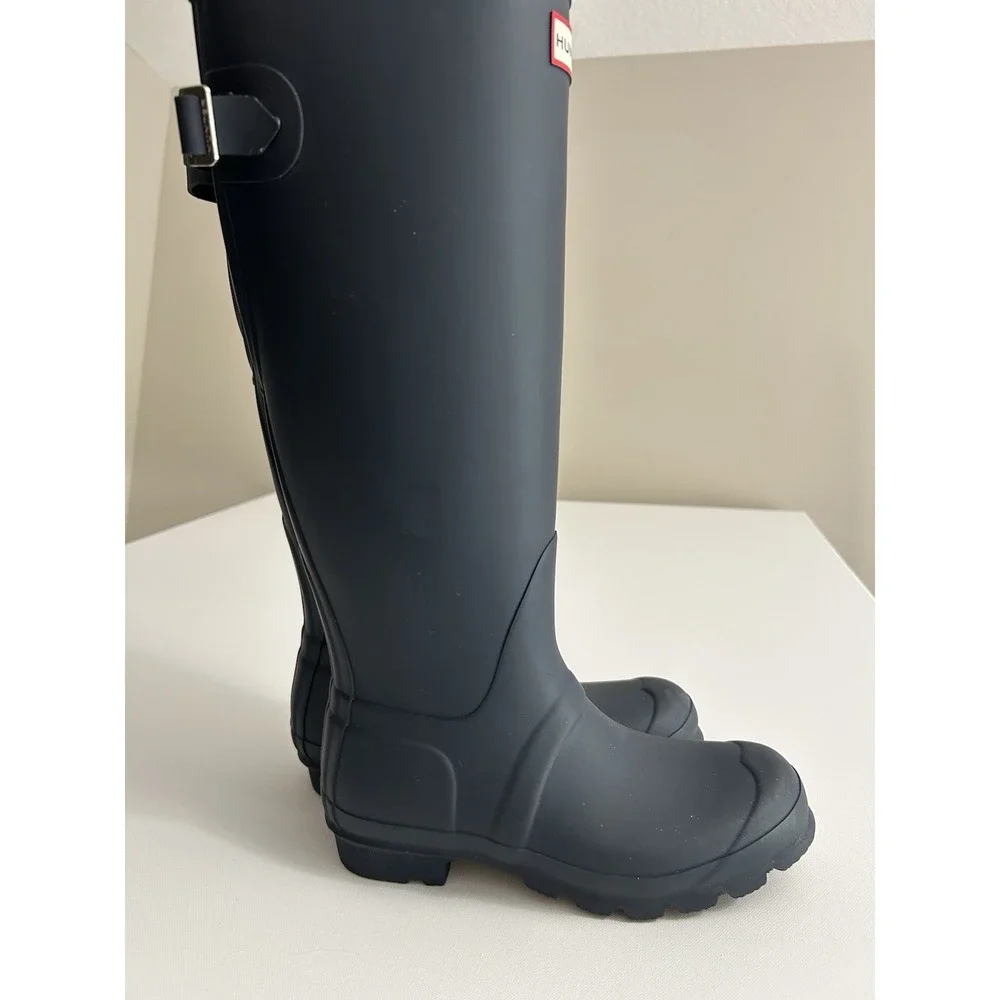 ASO Bella‎ Swan Hunter Original Tall Waterproof Rain Boots Size 6